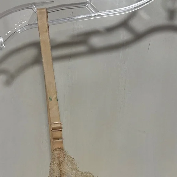 Vintage Vassarette Elegant Lace Trim Slip Dress Cream 34A - Picture 4 of 9